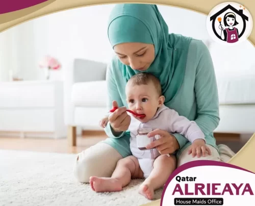 Nanny numbers in Qatar 051898847 Al Riayah Nanny numbers in Qatar for safe baby feeding and home care.
