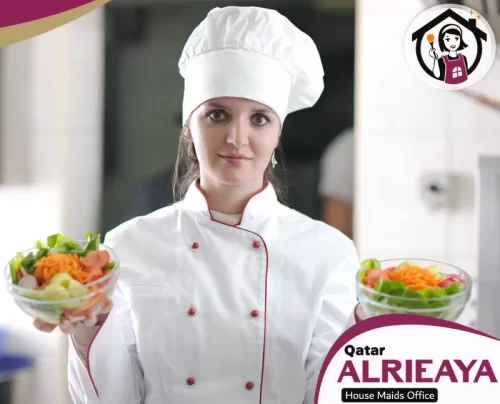 private chef in doha, qatar services 051898847 Al Riayah Private chef in Doha, Qatar preparing fresh meals for families.